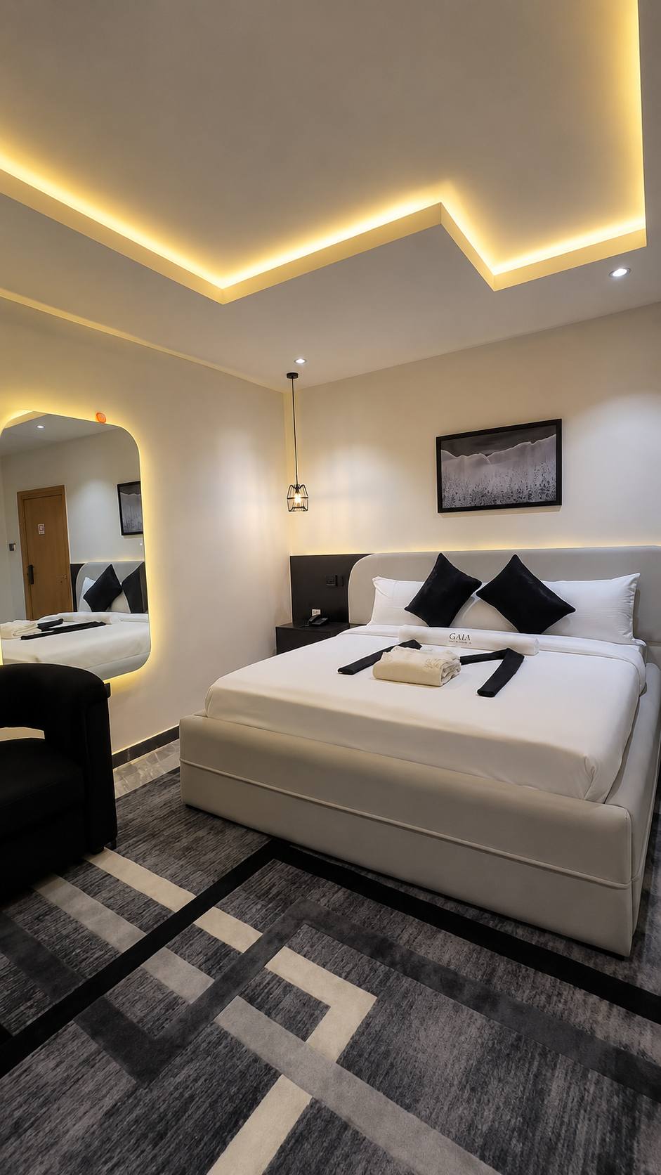 Luxury king room at GAIA HOTELS & SUITES